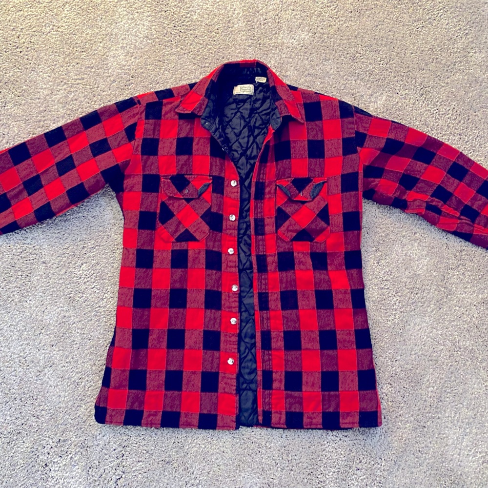 Men’s vintage sears flannel slimmer fit
